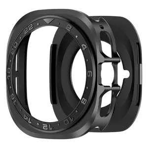 Men Luxury Alloy Case for Samsung Galaxy Watch Ultra 7 47mm/ultra 2025 Protective Shell for Samsung Galaxy Watch Ultra 47mm/ultra 2025 Watch Protector Smart Watch Accessories