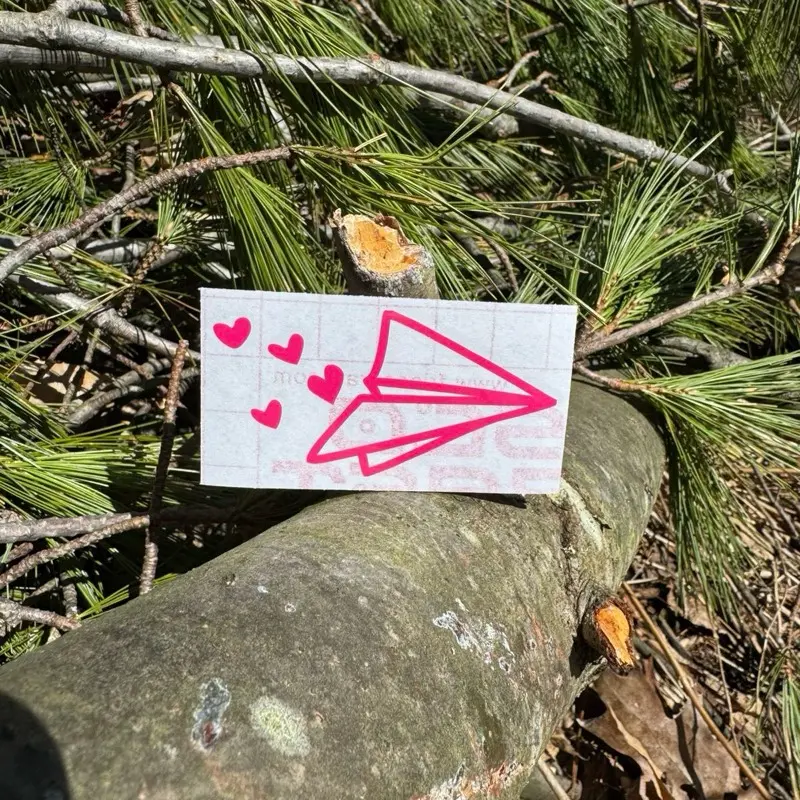 Bright Colors Multi-Size Automobile Paper Plane Sticker, Sturdy Long-Wearing Water-Resistant Car Exterior Decoration Accessory