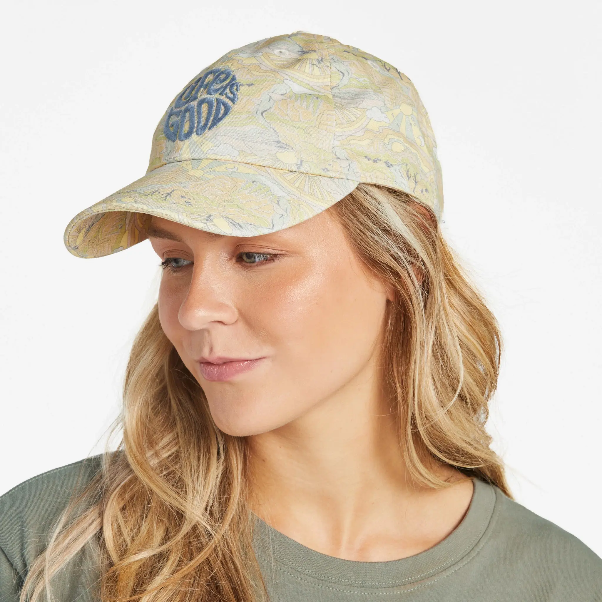 Adult Unisex Trippy Landscape Pattern Chill Cap