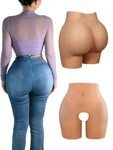 Silicone Pants Shapewear With Hip Enhancer And Fake Buttocks For Women, Suitable For Waist Circumference Of 25.2 Inches -51.18 Inches, Thickness Of 0.39 Inches