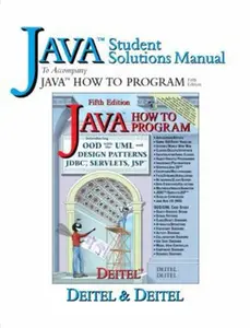 USED-Java Student Solutions Manual: To Accompany Java How To Program by Harvey M. Deitel (Paperback)