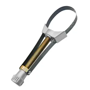 Yuanbao style oil filter wrench, oil change and disassembly tool, adjustable automotive oil steel strap wrench