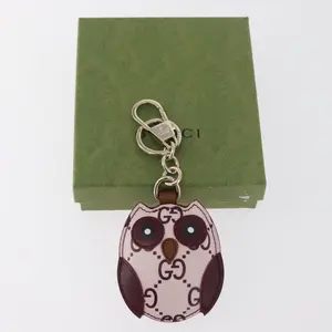 Pre-owned GUCCI FINAL SALE Bag Accessories Owl GG Bag Charm