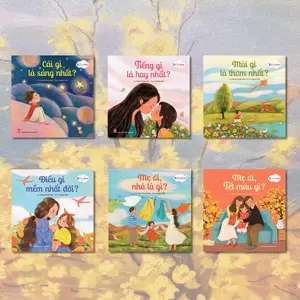 Combo - Bé Hỏi Mẹ (Bộ 6 cuốn)|Combo 6 Poetry Books Between Mother and Children