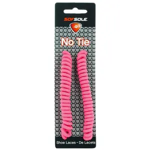 Sof Sole No Tie Shoe Laces - 27"-45" - Neon Pink