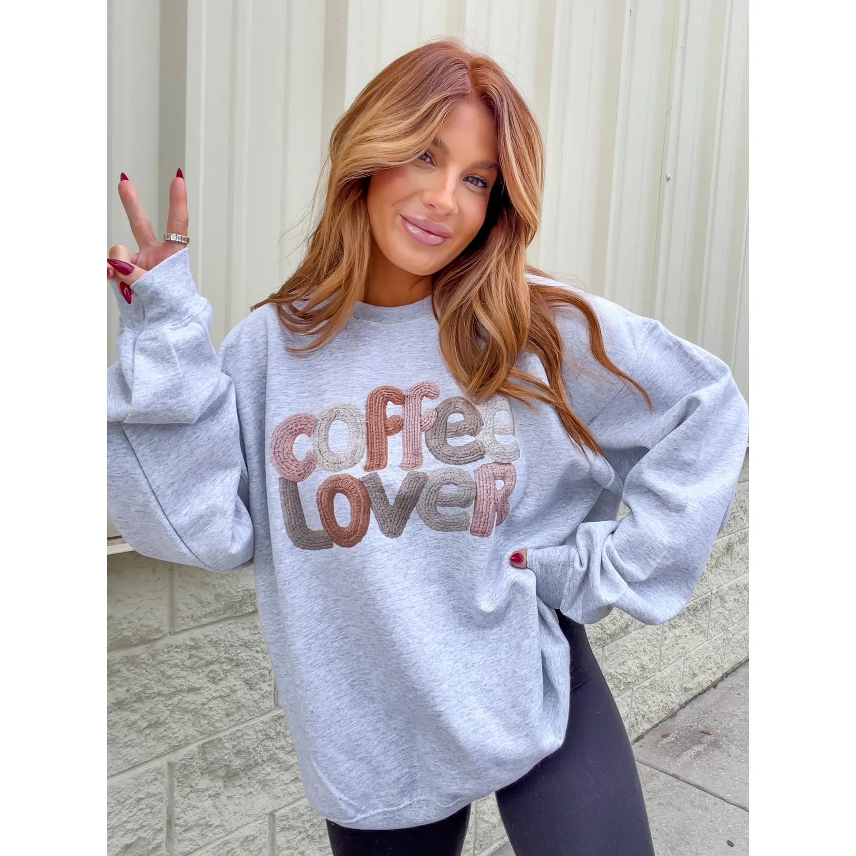 Yarn Coffee Lover Graphic Top
