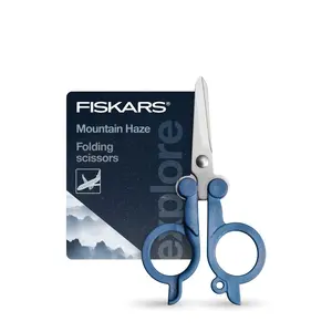 Folding Travel Scissors - TSA-Compliant and Portable with Stainless Steel Blades Folding Travel Scissors - TSA-Compliant and Portable with Stainless Steel Blades