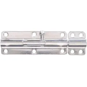 Hillman Group 851034 Heavy-Duty Zinc Barrel Bolt - 4 in., Carded Door Hardware for Garden, Lawn, Personal Use