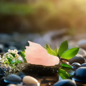 Rose quartz Dragon head natural crystal