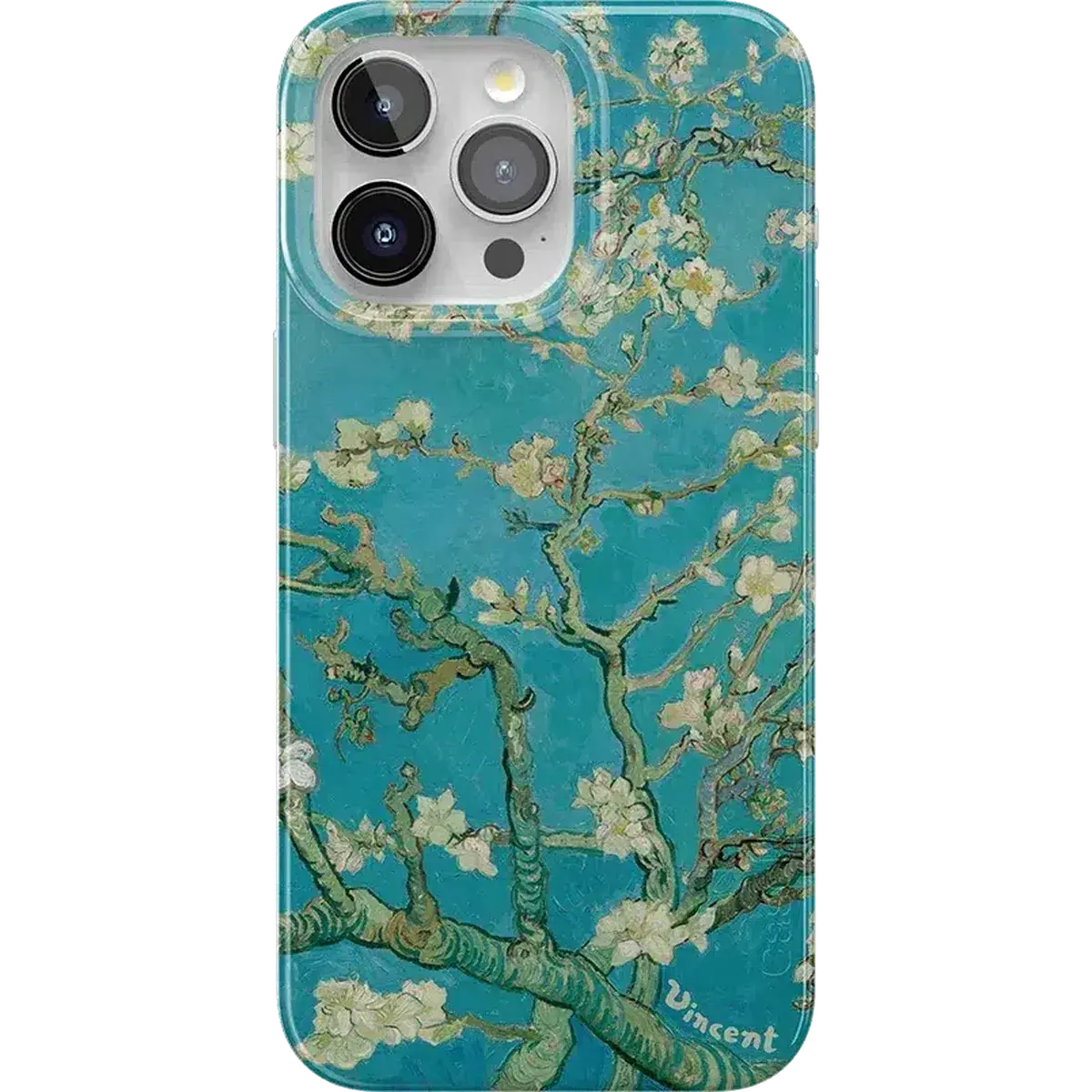 Casely iPhone 15 Pro Case | Van Gogh Museum | Almond Blossom Floral | Compatible with MagSafe | Classic Ultra Thin Design