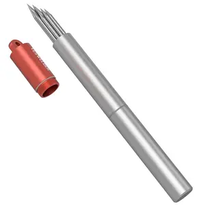 YESWELDER Pre-Sharpened TIG Welding Tungsten Electrode | 2% Thoriated 1/8" 1/16" 3/32" x 7" (Red, WT20/EWTh-2) 10-pk