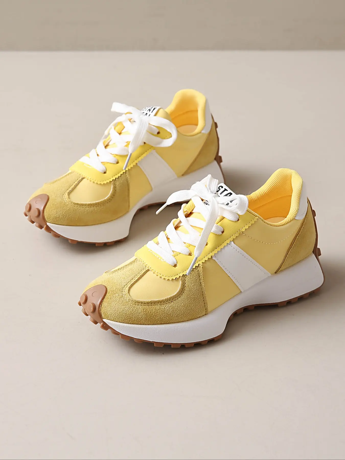 Women's Casual Vintage Sport Shoes, Colorblock Design, Student Flats, Holiday Gift Choice, Small Waist Comfortable Women's Shoes, Lightweight Casual Sneakers, Low top sneakers, Patchwork Design Sneakers, Footwear Sneakers