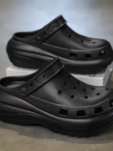 Thick Sole Height Increasing Couple Shoes, Two-Wear Open Toe Half Slipper, Casual Versatile Outdoor Sandals, Anti-Slip Wear-Resistant New Design, Thick Sole Slippers