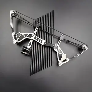 stainless steel mini composite bow, small arrows, suitable for beginner archery practice, entertainment and fun gift, mini bow archery set Carbon Red Dot Scope Stretching Gear archery enthusiast