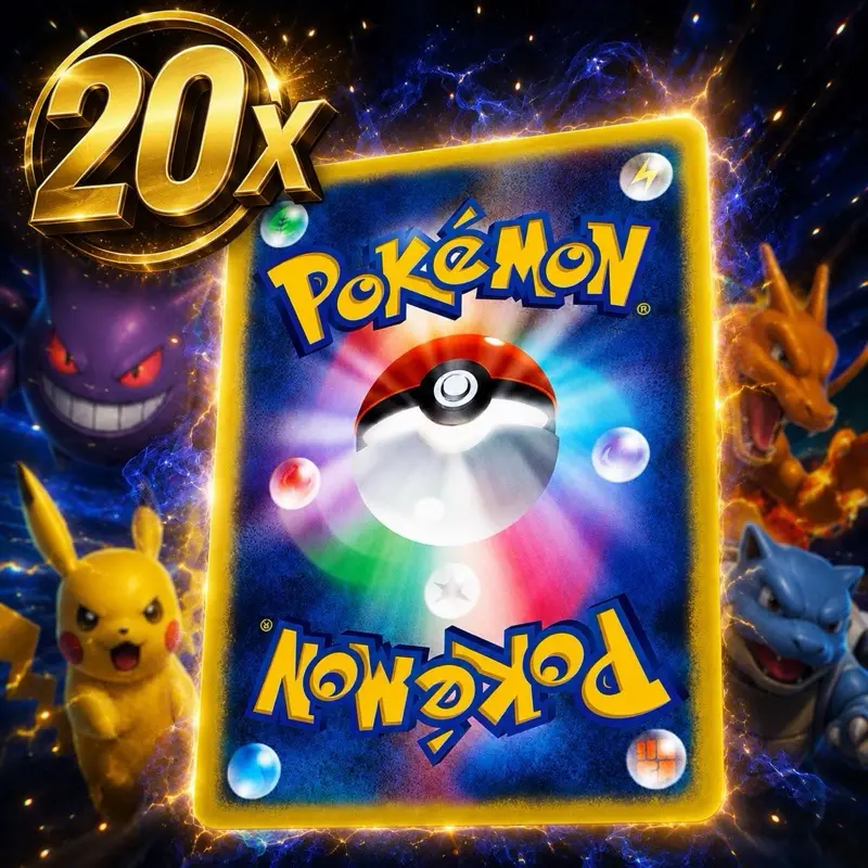 ( 20X ) Pokémon Card Pull — Collectible Trading Card Game