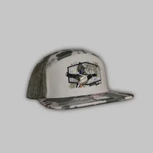 Nose Down Water Fowl 7 Panel Hat