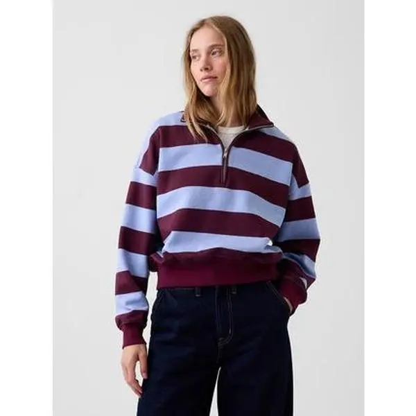 Gap Women's VintageSoft Oversized Half-Zip Wedge Pullover