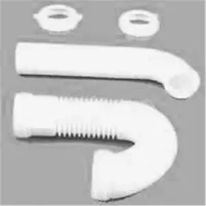 212 MAIN Plumb Pak PP21240 Flex-N-Fix PVC Adjustable P-Trap, White Flexible Pipe with Flexible Shape, Kitchen Drain for Boating Water Sports