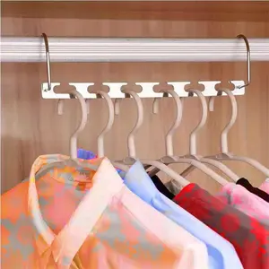 1pc 6 Holes Metal Hangers, Jackets Coats Hangers, Coats Storage Hangers