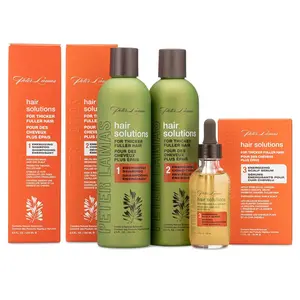 Peter Lamas 3-Step Energizing Hair Growth System – Shampoo, Conditioner & Scalp Serum for Thicker, Fuller Hair