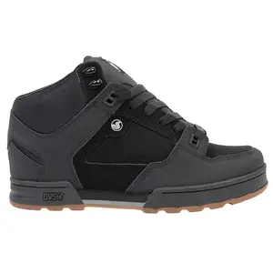 DVS Mens Militia Round Toe Lace Up Casual Boots Ankle - Black