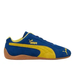 PUMA Mens Speedcat Og Lace Up Sneakers Shoes Casual - Blue, Yellow