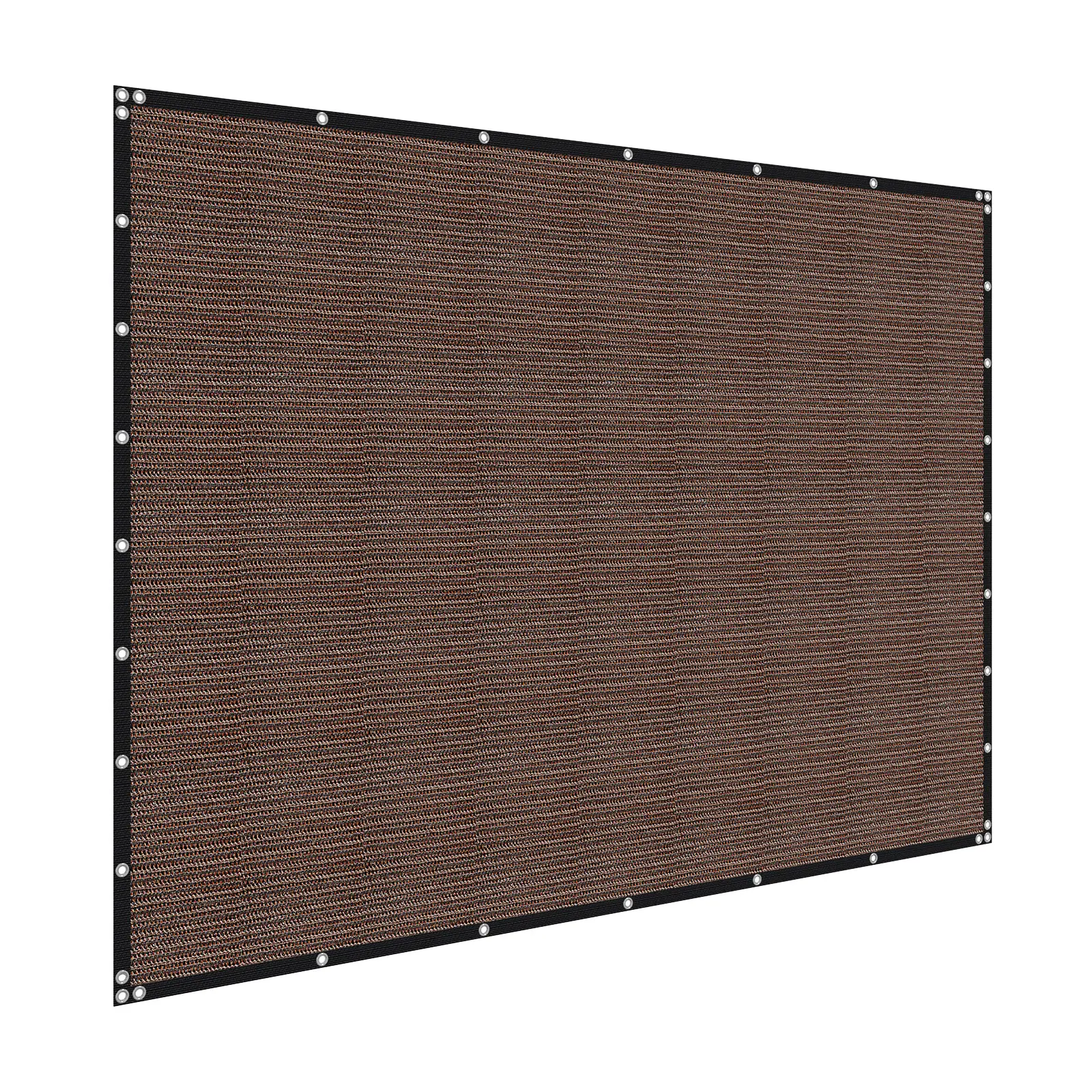 90% Sun Shade Cloth, 8 x 12 ft Pergola Shade Cover with Stainless Steel Grommets, Sun Shades Canopy Privacy Screen with 140 GSM HDPE Material, for Outdoor, Patio, Garden, and Backyard (Brown)