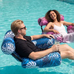 Inflatable Pool Floats Adult, Floating Lounge Chairs , Blow up Pool Noodles for Adult Heavy Duty, Floating Chair for Party Summer Water Beach Lake Fun, Inflatable Pool Hammocks   Mother's Day Gift