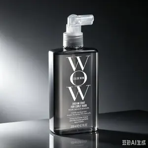 Wow- Color  Dream Coat for Curly Hair | Frizz-Control Curl Enhancer Spray for Hydrated, Defined & Bouncy Curls