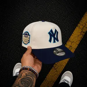 New Era MLB 59FIFTY Snapback Cap - NY Yankees/LA Dodgers Anniversary Patch, Unisex Classic Sport Streetwear, Adjustable Collectible Sports Headwear
