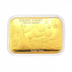 24K Gold Starry Night â€” Under a Sky of Wonder Embossed Gold Sheet | 10 mg