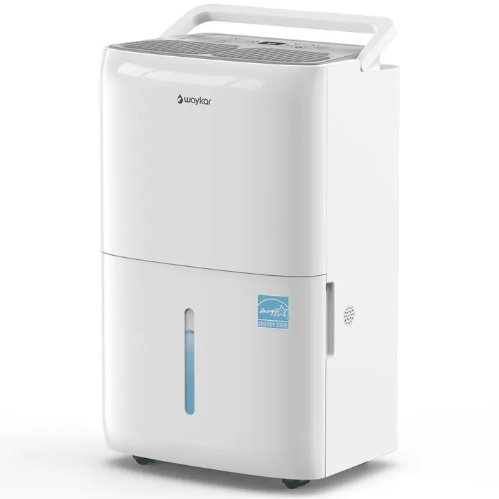 Waykar ENERGY STAR Home Dehumidifier with Garden Hose Drain Option