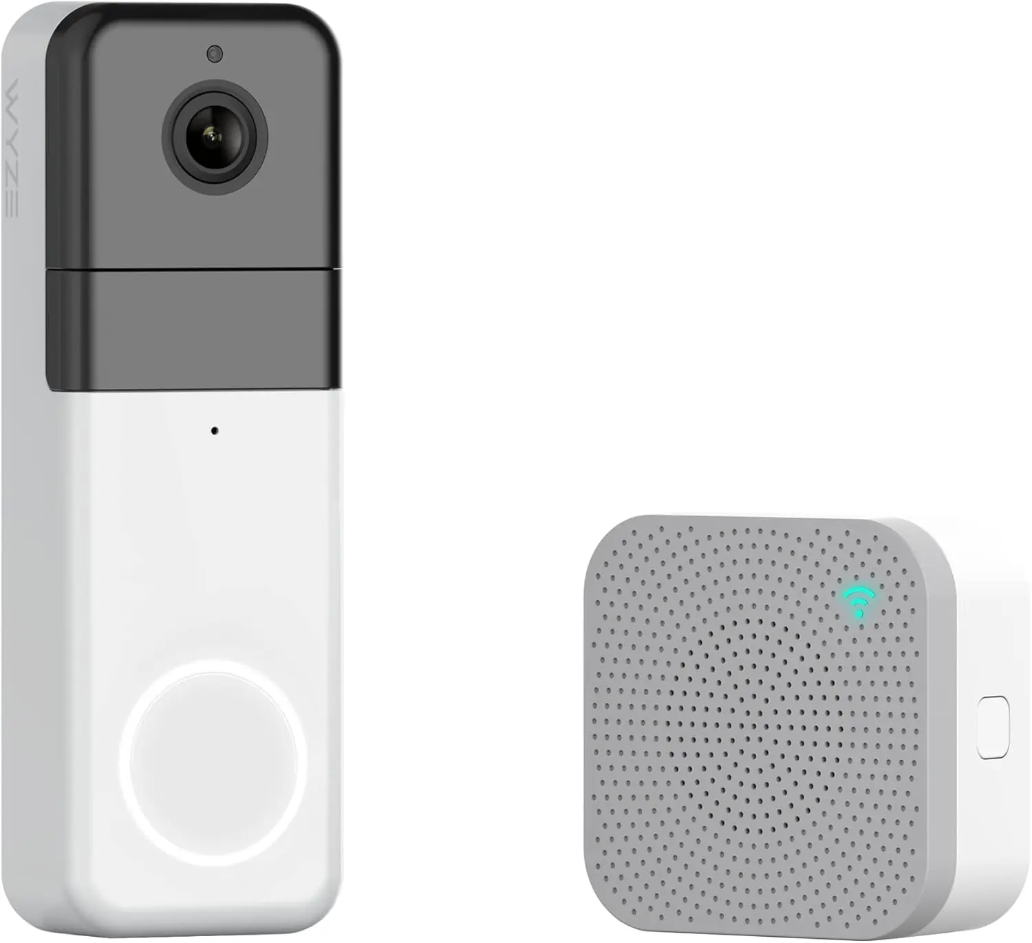 Renewed Wyze Wireless Video Doorbell Pro (Chime Included) - Doorbell Camera, Outdoor Security Device, 1440p HD Video, 1:1 Aspect Ratio Head-to-Toe View, 2-Way Audio, Night Vision, Motion Alert