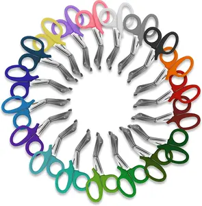 20 Pack EMT Trauma Shears - Multi-Color, Stainless Steel Medical Scissors for EMS, Nurses, Police & Firefighters - Durable & Sharp