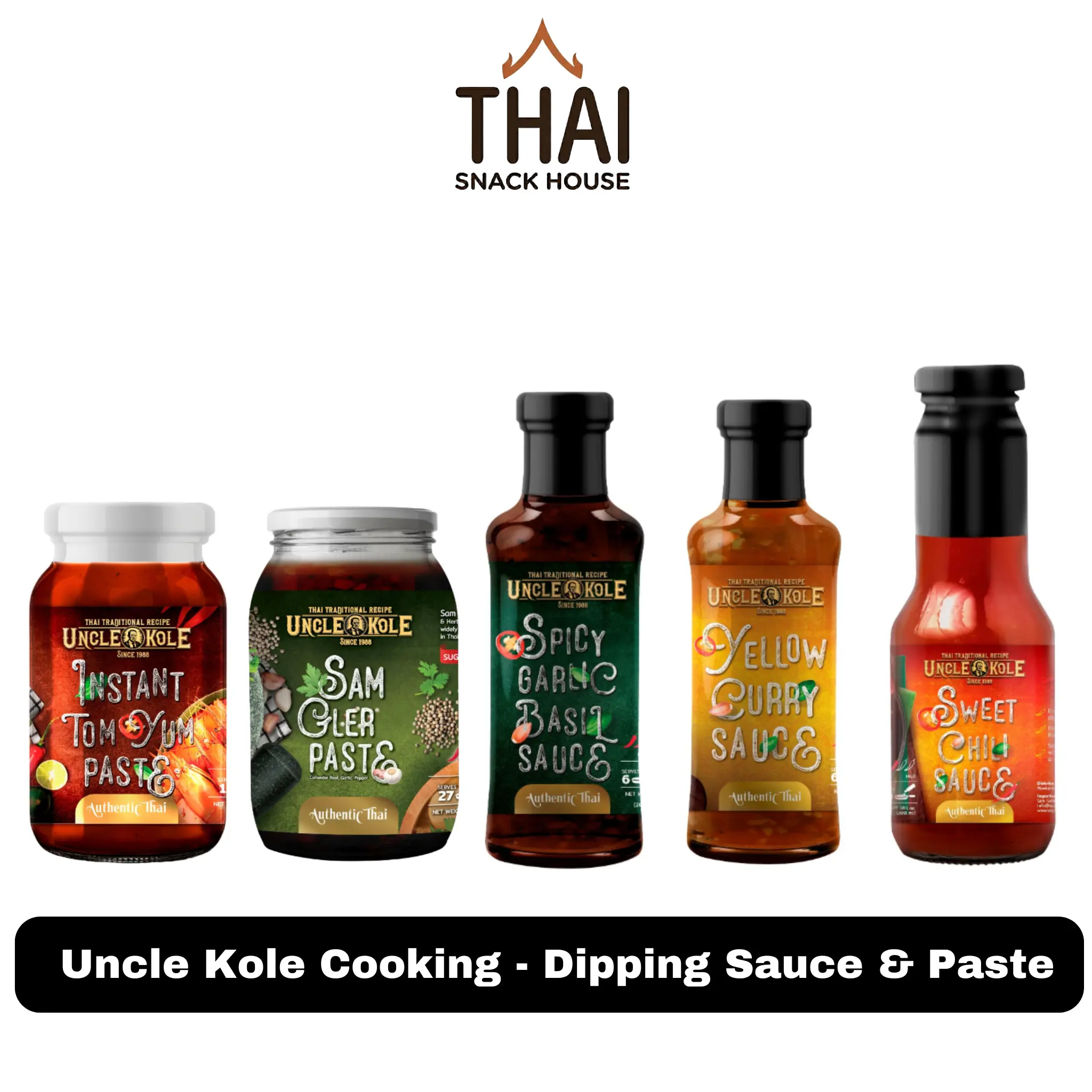 Uncle Kole Cooking Dipping Sauce & Paste-Flavored Taffy, Cooking Paste & Seasoning Essential for Culinary Use