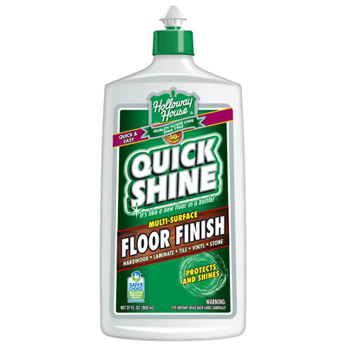 212 MAIN Quick Shine Liquid Floor Cleaner - 27oz Ultra Gloss Household Polish, Multi-Effect All-Purpose Cleaner for Vinyl, Hardwood, Tile, Stone with Mirror-Like Finish