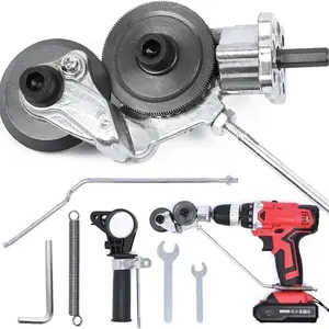 Latest Electric Drill Cutting Machine with DIY Adapter, Precision Punching Shearing Kit for Iron Steel Copper Aluminum, New Sheet Metal Cutter