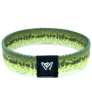 Largemouth Bass Skin Wristband Bracelet