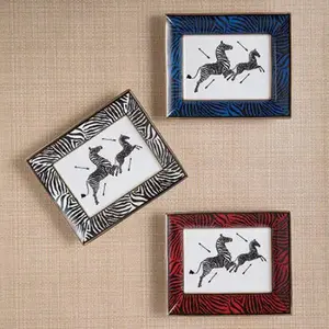 Black Zebra Plate