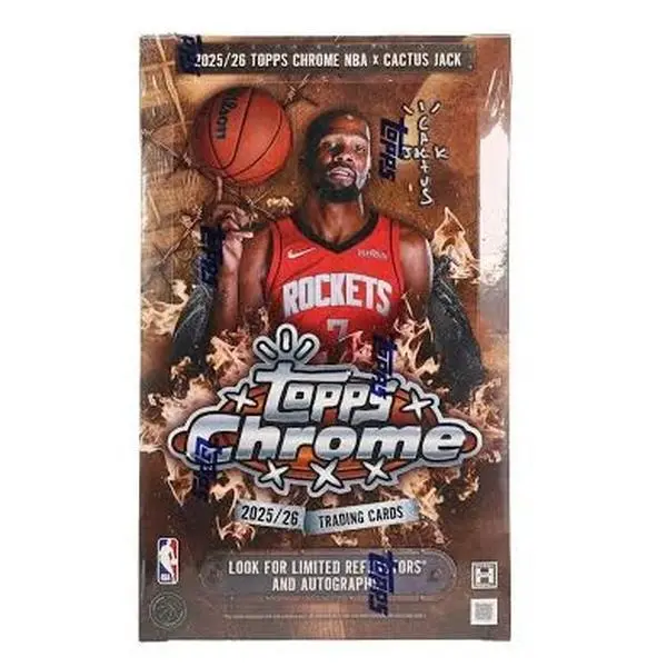2025/26 Topps Chrome Cactus Jack Basketball Hobby Box 2025/26 Topps Chrome Cactus Jack Basketball Hobby Box
