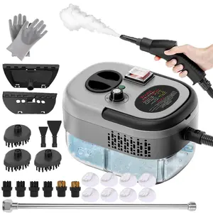 2500W Handheld Steam Cleaner,Portable Car Steamer For Auto Detailing,High-Temperature and Pressure Steam Cleaner For Home, Steam Cleaning Machine for Furniture,Kitchen,Grout,Floor,Tile