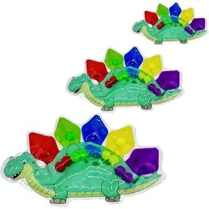 Color Sorting Sensory Toys,Fidget Toy Sensory.Montessori Toys for ToddlerFine Motor Skill Games Learning Toy for Fidgets for Classroom Stocking Stuffers for 3 4 5 Boy Girl Travel Toy (Dinosaur)