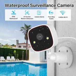 Jennov Security Cameras WiFi Camera, USB Wall Mount Security Monitor with Night Vision, Motion Tracking, 2-Way Talk, APP Live View, Night Vision Surveillance Smart Security Camera for Indoor Use,,only supports 2.4GHz Wi-Fi not support 5GHz Wi-Fi.