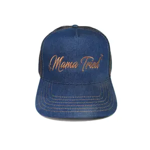 "Mama Tried" Denim Trucker Hat - Unisex Hats