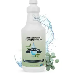 &  - Demineralized Water for  Cleaner, PVC-Free Floor Cleaner Liquid Compatible with Any  Mop, Ready-to-Use Multisurface Cleaner, Scented Mop Solution, Eucalyptus Mint, 32 oz