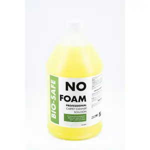 Socar Chemical No-Foam Carpet Cleaner Concentrate 1 Gallon Professional Solution for Steam Vacuum Extraction Equipment Household Cleaning