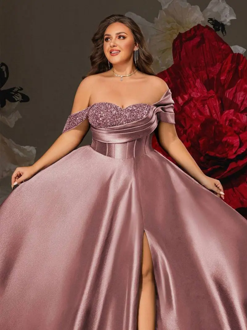 glamorous elegant plus size evening gowns with sleeves - TikTok Shop glamorous elegant plus size evening gowns with sleeves - TikTok Shop