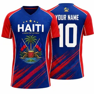 [Custom Name] Haiti Soccer Jersey Personalized, Haitian Soccer Jersey For Men Women, Custom Haiti Jersey Shirt, Haiti Football Jersey Fan Gift