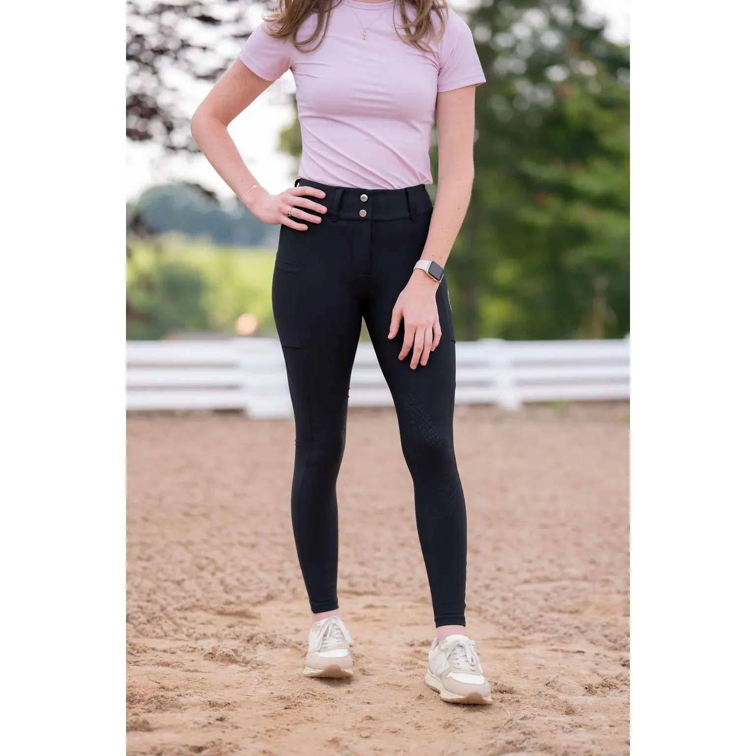 Lux Zip Breeches | Black