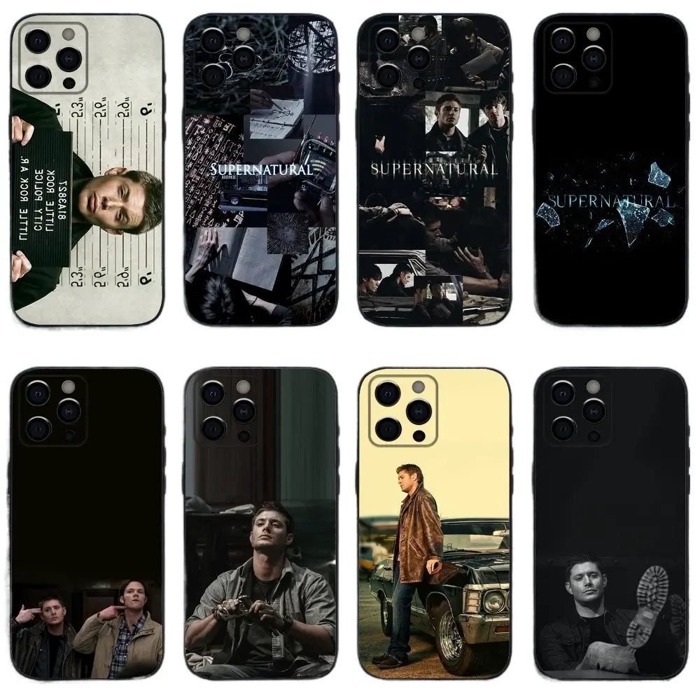 Supernatural Dean Winchester & Sam Themed Handheld Plastic Phone Case - Anti-Drop, Full-Protection Polycarbonate PVC Cover for iPhone 17 Air,16 Pro Max,15,14 Plus,13,12,11 - Ideal Gift for Teens